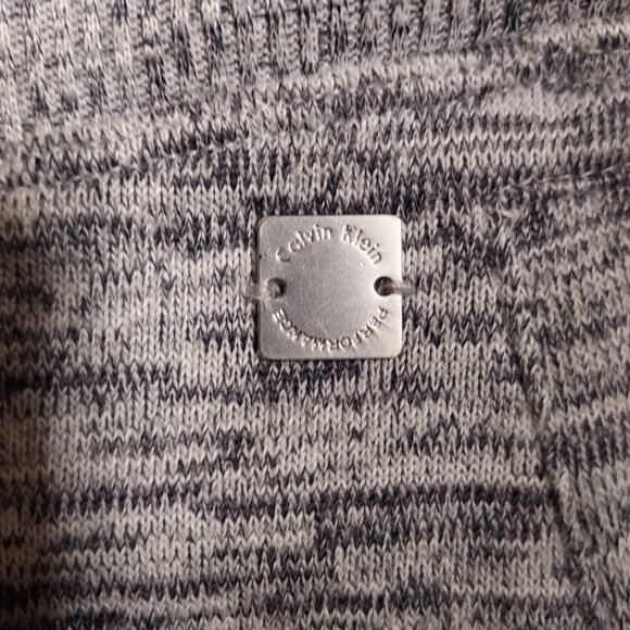 Calvin Klein Preformance Capri Wide Pants Gray Elastic Waist Pull On Comfortcore - Picture 2 of 12